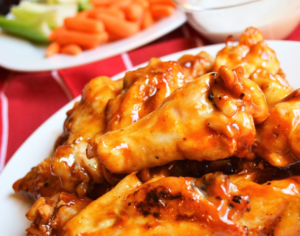 Grilled Guiltless Buffalo Wings- These wings are juicy, spicy, and perfect for your big game day party.