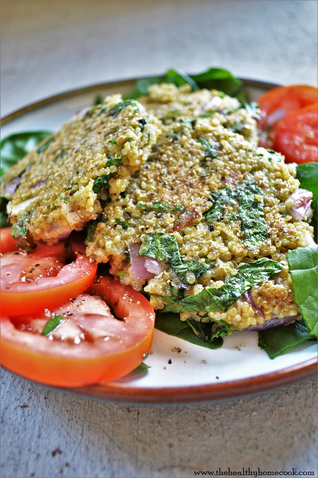 Spend less time worrying about what to cook for dinner and make these simple, healthy Spinach Quinoa Cakes. They are delicious, budget friendly, and family friendly.