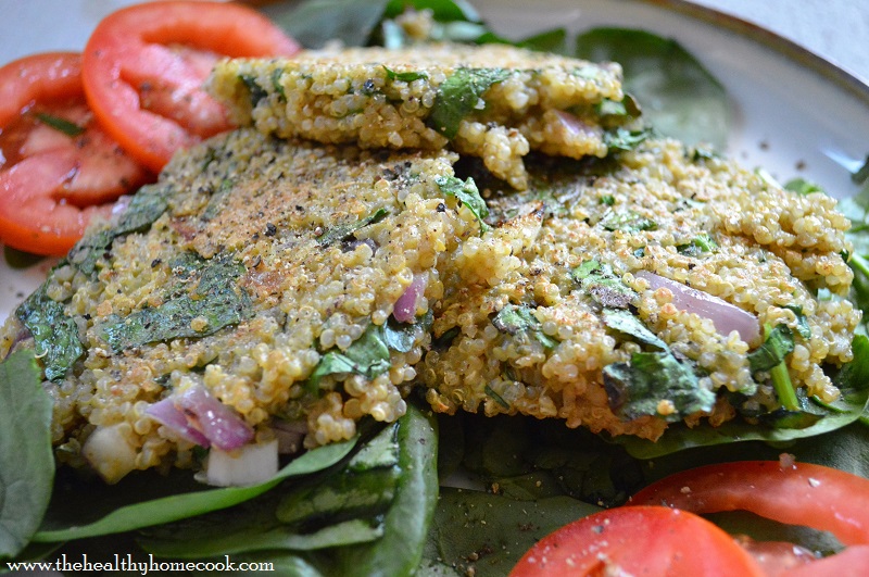 Spend less time worrying about what to cook for dinner and make these simple, healthy Spinach Quinoa Cakes. They are delicious, budget friendly, and family friendly.