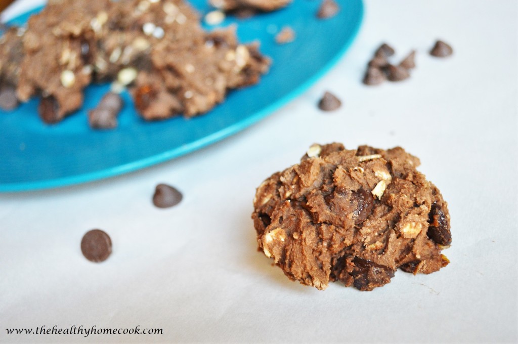 Chewy Double Chocolate Mounds= baked little pieces of heaven. No one will be able to tell they are sugar, gluten, and dairy free!