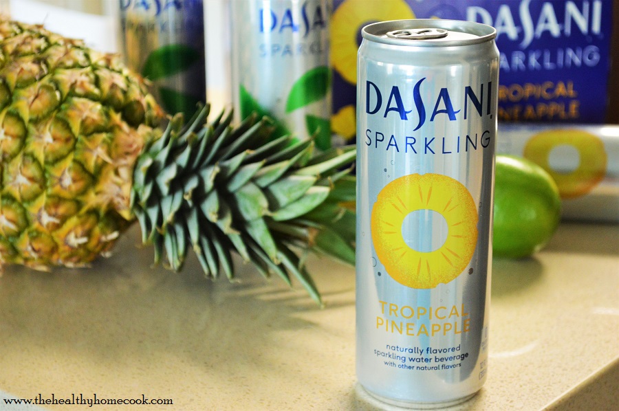 Sparkling Tropical Mojito Mocktail- This revamped version is the ultimate summer drink for anyone who is watching their weight, but still wants to enjoy a fun fruity sip.