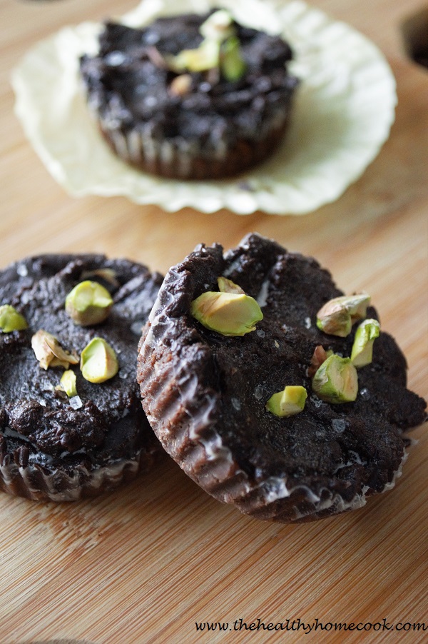 These Pistachio & Sea Salt Chocolate Tarts are great as gifts and perfect for any holiday