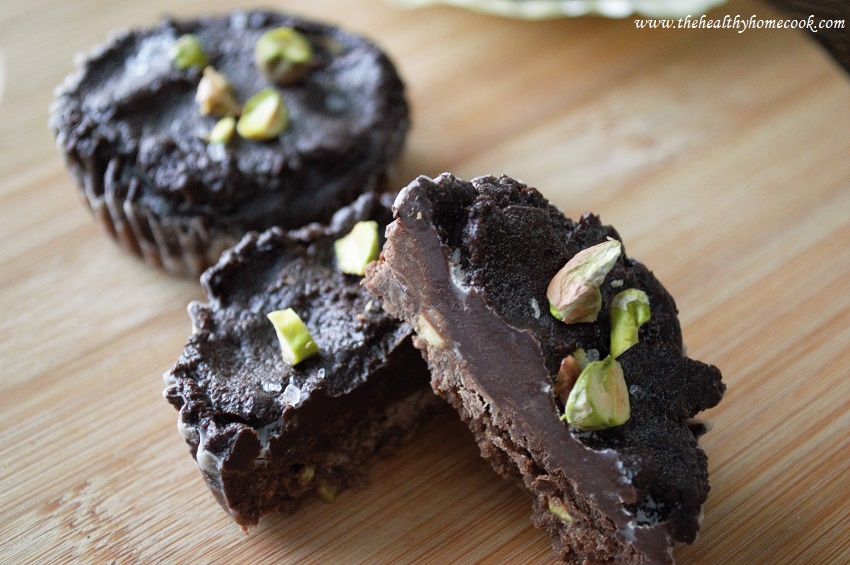 These Pistachio & Sea Salt Chocolate Tarts are great as gifts and perfect for any holiday