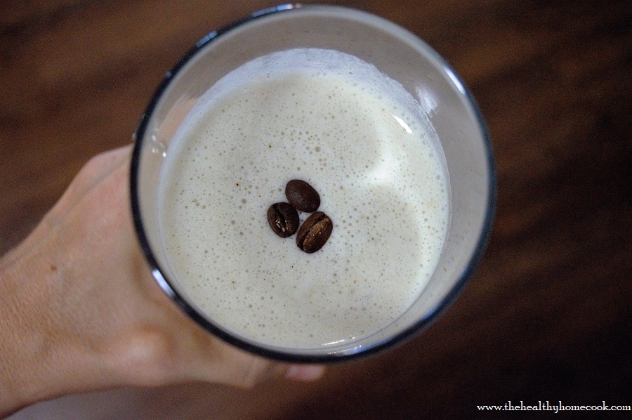 Swap out your usual cereal or snack for this deliciously caffeinated, protein packed Vanilla Espresso Protein Smoothie.