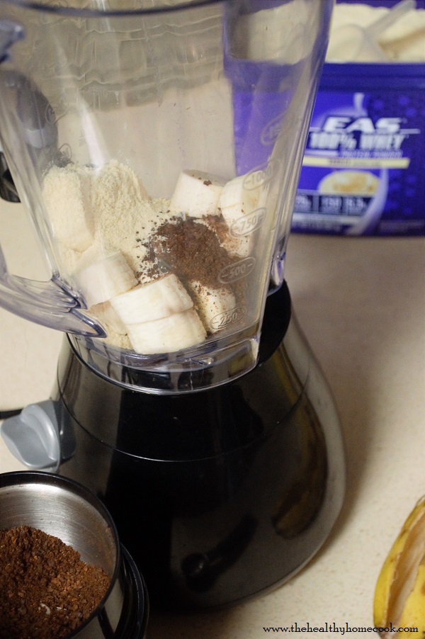 Swap out your usual cereal or snack for this deliciously caffeinated, protein packed Vanilla Espresso Protein Smoothie.