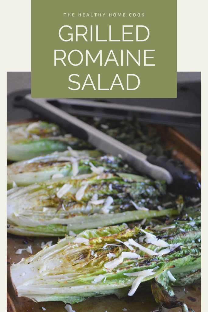 If you are bored with the same old garden salad, try this Grilled Romaine Salad as a side dish for you next family meal.
