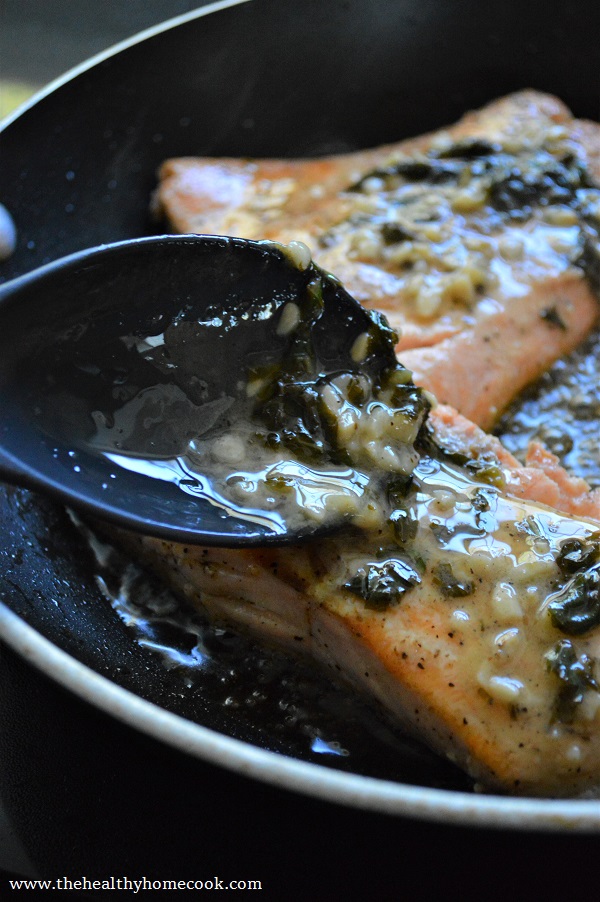This mind blowing Basil Butter Glazed Salmon is a easy, healthy dinner to make for any occasion.