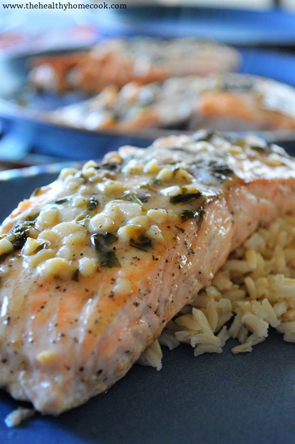 This mind blowing Basil Butter Glazed Salmon is a easy, healthy dinner to make for any occasion.