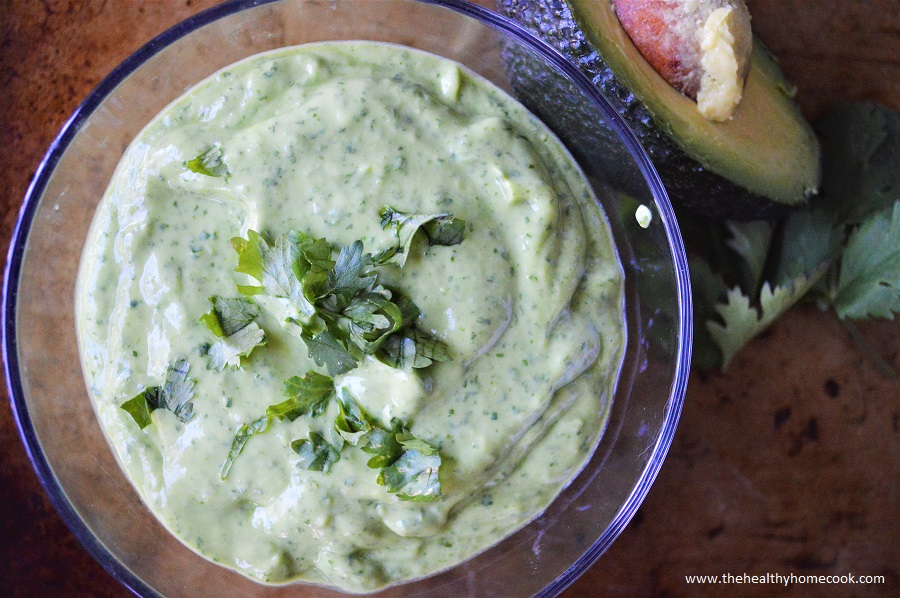 You only need 5 simple ingredients to create this delicious Creamy Avocado Cilantro Dressing!