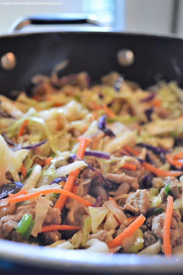 Turkey Egg Roll Bowl= Flavorful, filling and FREAKING awesome.