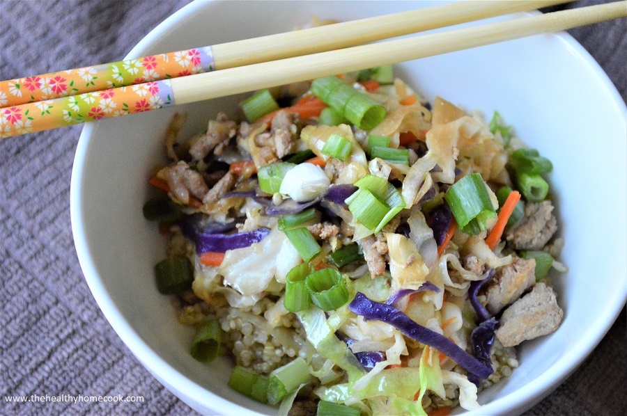 Turkey Egg Roll Bowl= Flavorful, filling and FREAKING awesome.