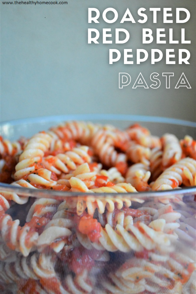 Nothing beats this light and flavorful Roasted Red Bell Pepper Pasta!
