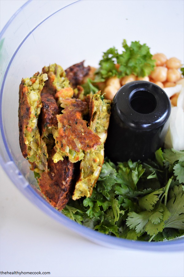 If you'll be tailgating this season, make sure you have room for these Veggie Burger Falafel Bites!