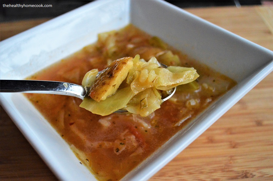 Bring on the healthful goodness with this delicious Cabbage & Potato Soup!