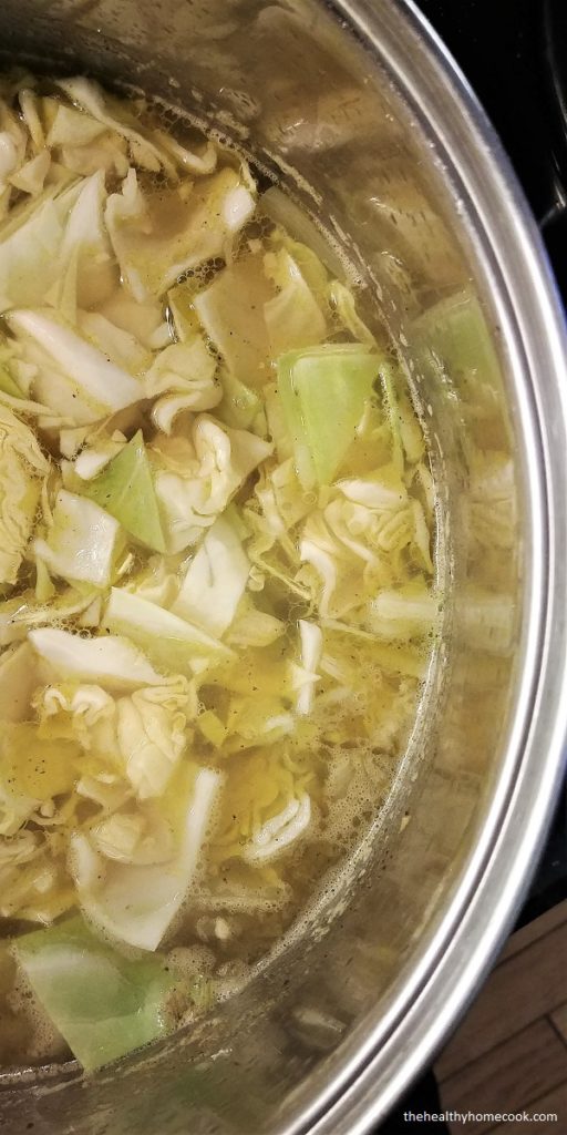 Bring on the healthful goodness with this delicious Cabbage & Potato Soup!