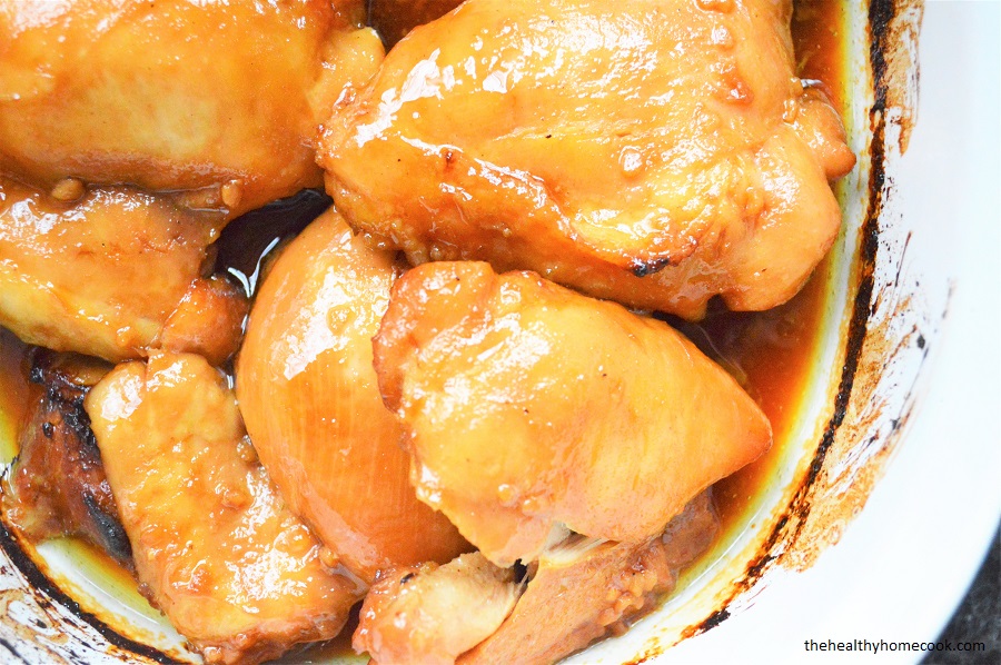 Honey Soy Baked Chicken Thighs: Easy to prepare, packed with flavor, tender, moist and juicy...this is one chicken recipe everyone should have!