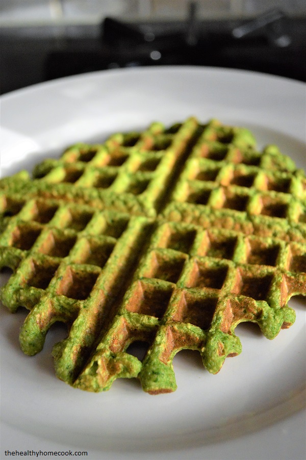 I'll make this short and sweet. Your kids are going to love these Spinach Banana Waffles and will have no idea how healthy they are. Perfect for picky eaters!