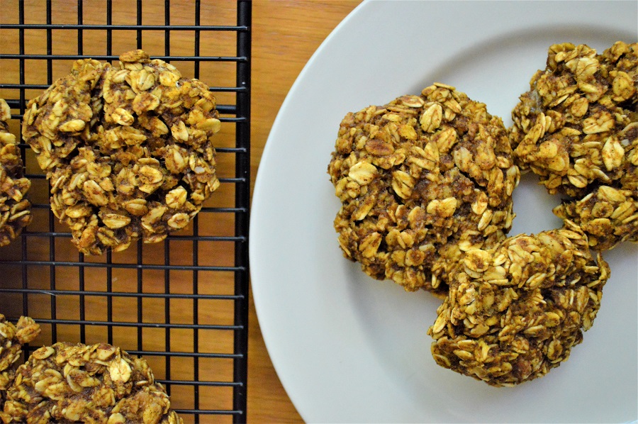 This fabulous breakfast cookie is delicious year round, but it's especially perfect for fall baking, Halloween and Thanksgiving.