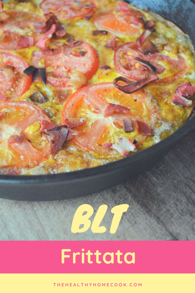 Recreate everyone's favorite classic sandwich in a new form.  This BLT Frittata is perfect for breakfast, lunch or dinner!