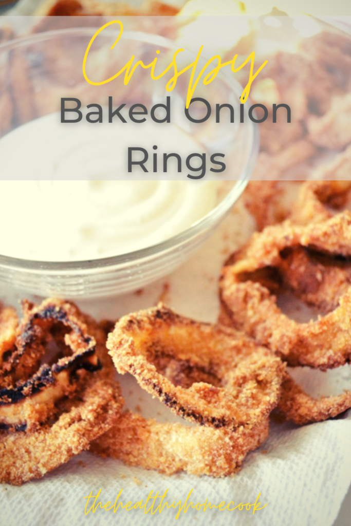 Crispy outside, tender inside, these homemade Crispy Baked Onion Rings are what dreams are made of!