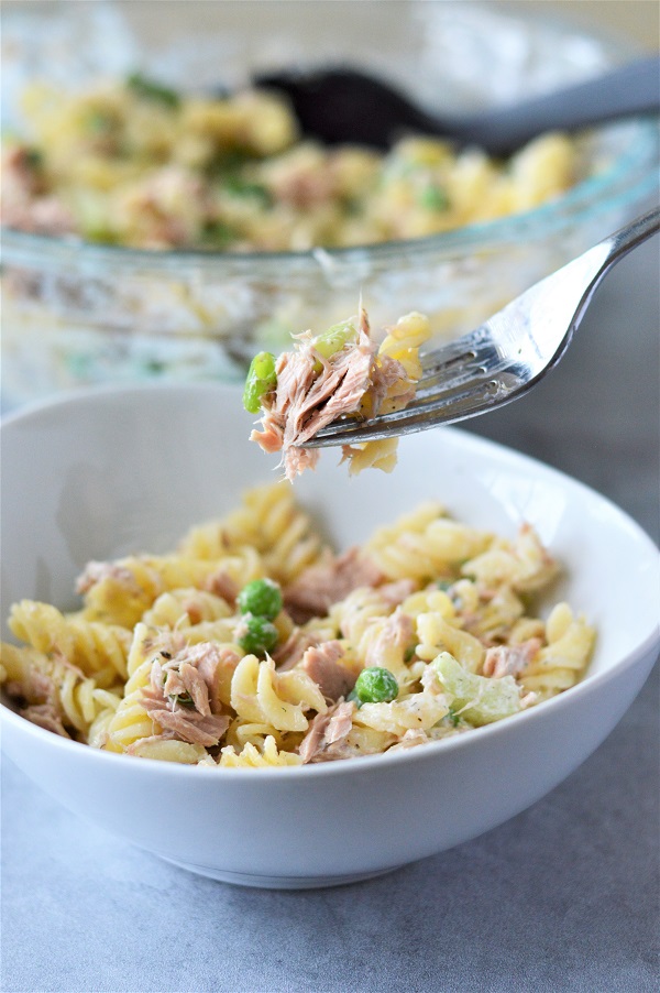 You will love this creamy and delicious Tuna Pasta Salad for a quick meal that is sure to hit the spot.