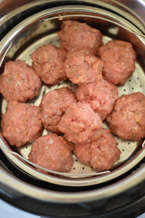 These Ranch Turkey Meatballs are super simple to make and cook in a flash in the Instant Pot.