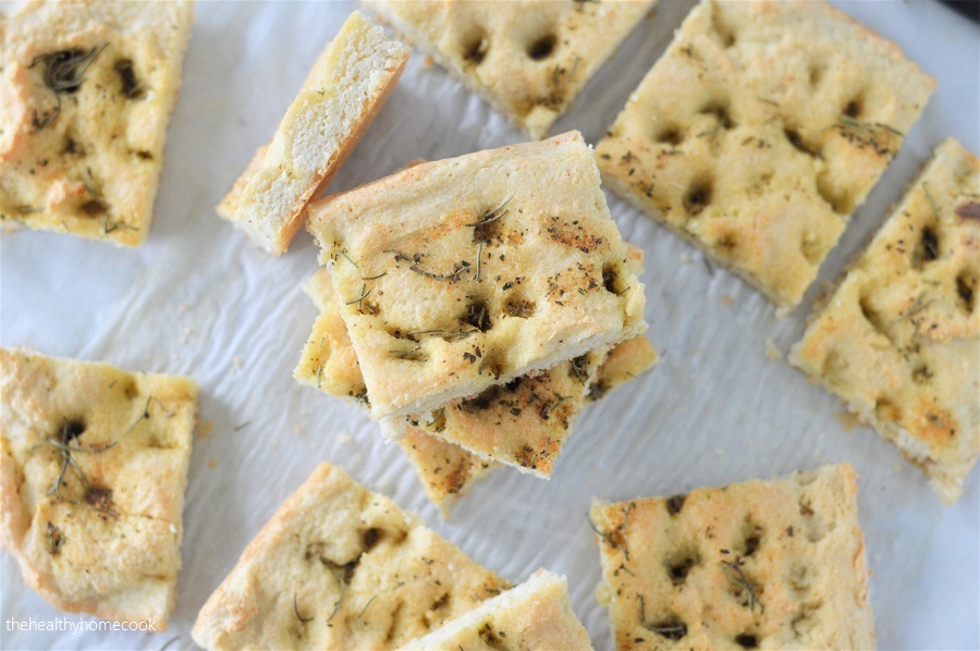 This Gluten Free Focaccia is an easy bread recipe that's loaded with outstanding flavor!