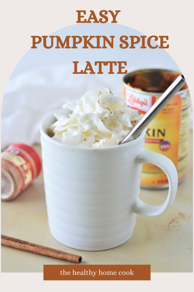 Celebrate fall by making your own Pumpkin Spice Latte at home!