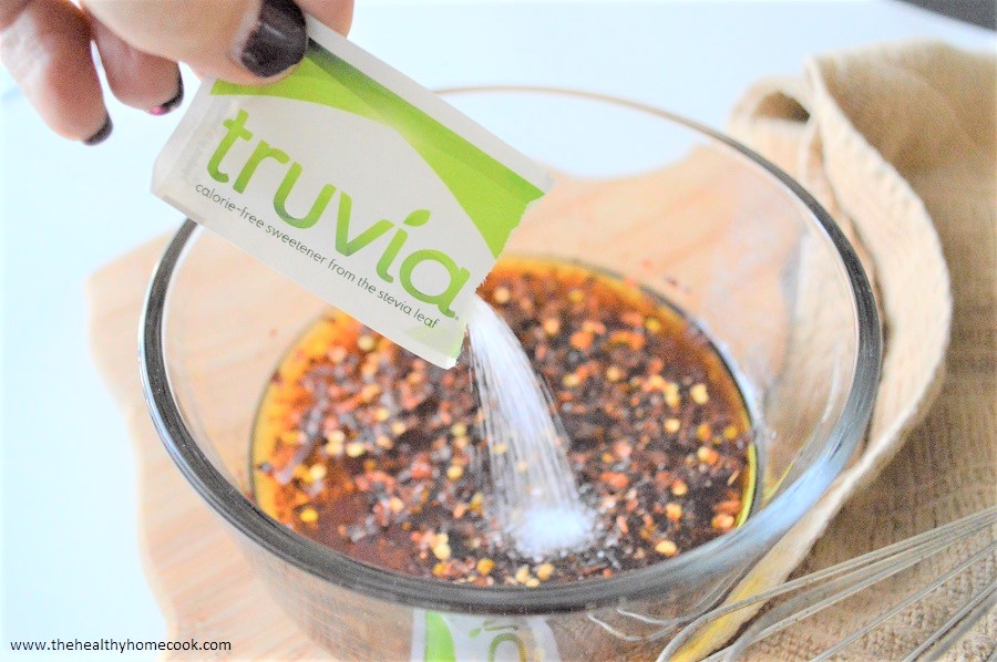 A deliciously nutritious salad channeling some of my favorite Thai flavors, topped with a spicy sweet chili vinaigrette.