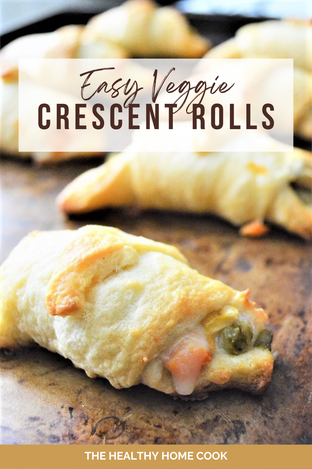 These Easy Veggie Crescent Rolls are flaky, cheesy and full of healthy vegetables.  It's the simple, kid-friendly lunch option you've been searching for!