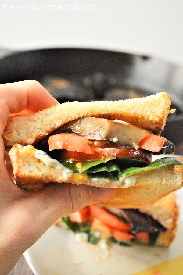 This easy vegan PLT recipe makes the most satisfying sandwich ever!