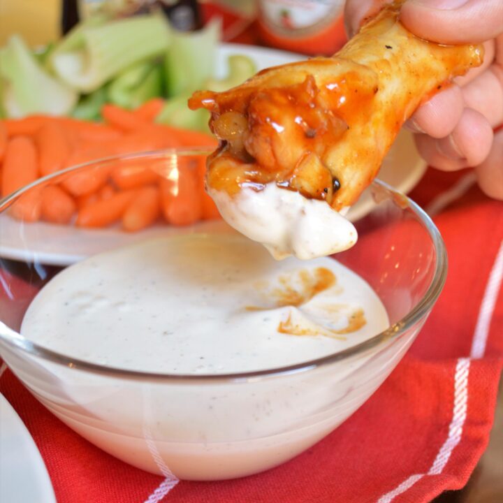 Grilled Guiltless Buffalo Wings