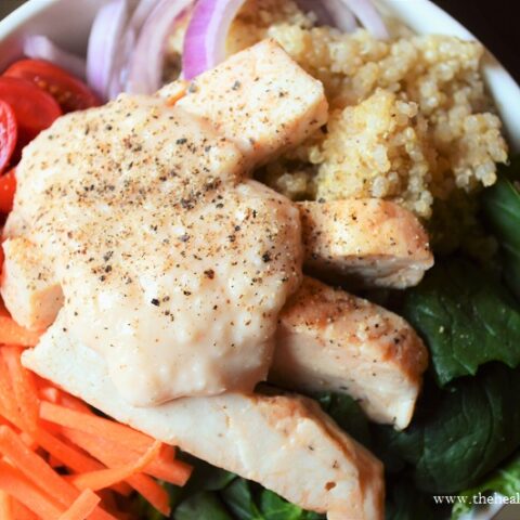Keeping your New Year's resolution has never been so easy with this Easy Quinoa Power Bowl! #onebowlwonder #shop #collectivebias
