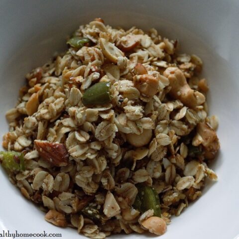 Wake up your senses with this spicy, yet sweet, Jalapeno Granola.
