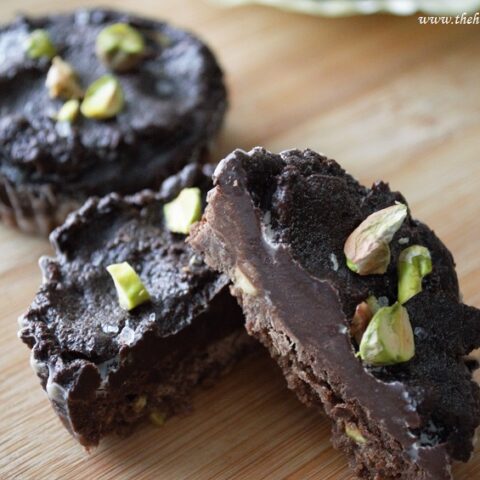 These Pistachio & Sea Salt Chocolate Tarts are great as gifts and perfect for any holiday