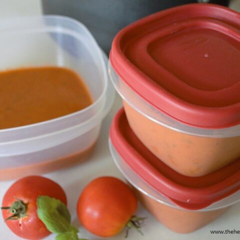 Simple and clean ingredients come together to create the best recipe for Homemade Marinara Sauce.