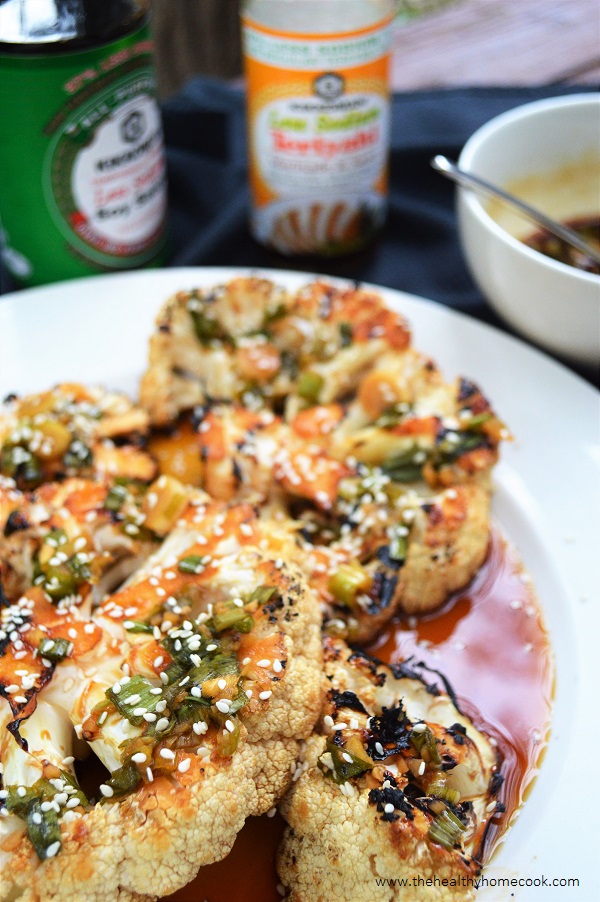 You will never look at cauliflower the same way after you try this recipe for Grilled Teriyaki Cauliflower Steaks!