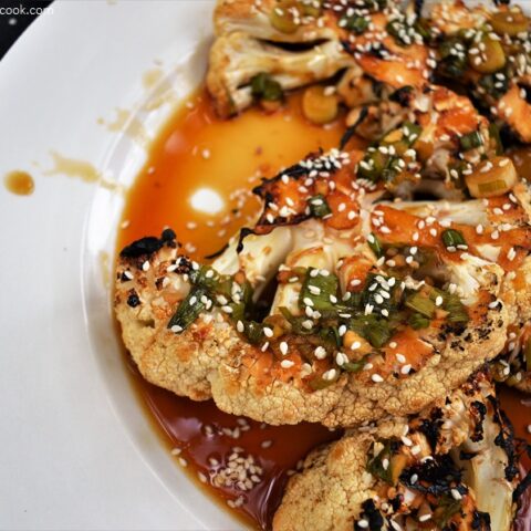 You will never look at cauliflower the same way after you try this recipe for Grilled Teriyaki Cauliflower Steaks!