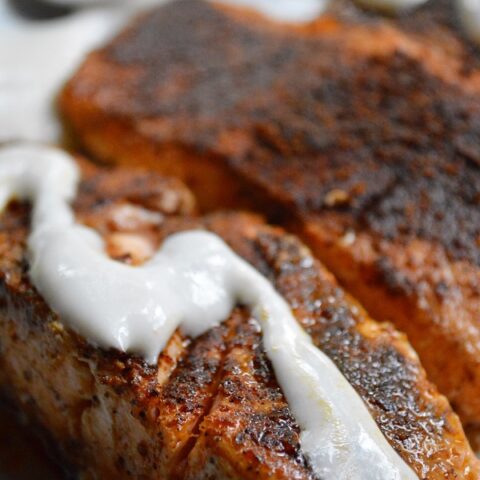 Easy to make, seasoned perfectly, and topped with an optional light lime cream, this meal is one for the books.