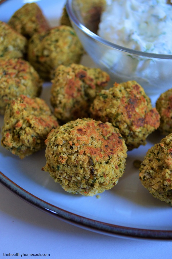 Make sure you have room for these Veggie Burger Falafel Bites!