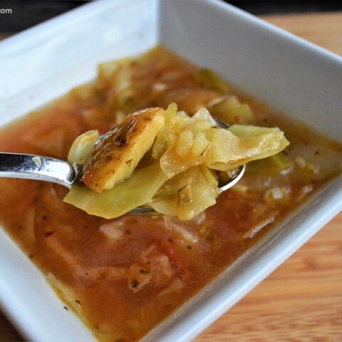 Bring on the healthful goodness with this delicious Cabbage & Potato Soup!