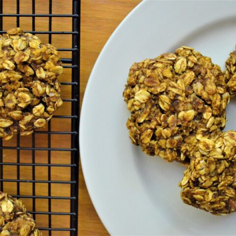 This fabulous breakfast cookie is delicious year round, but it's especially perfect for fall baking, Halloween and Thanksgiving.