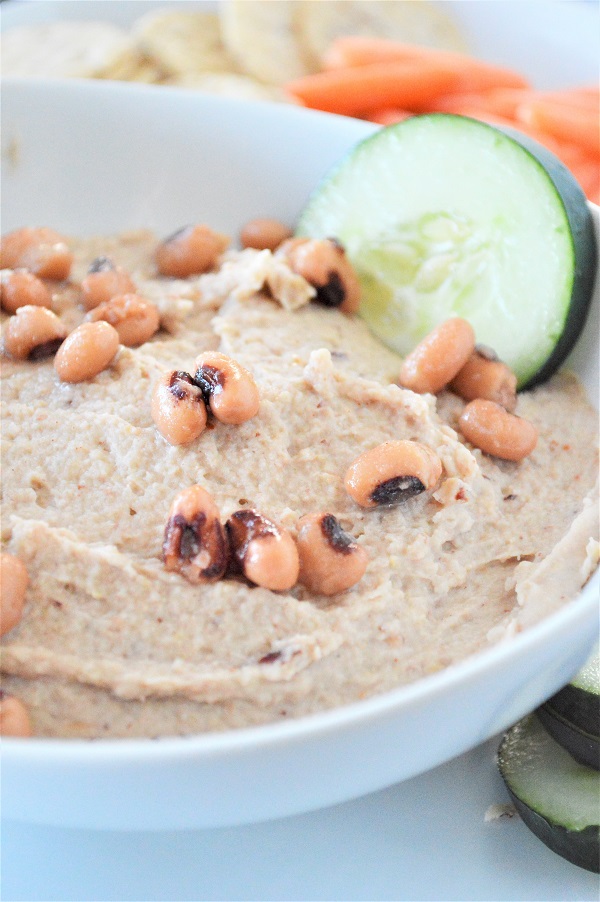 This recipe of Black-Eyed Pea Hummus is creamy, flavorful and so easy to make!