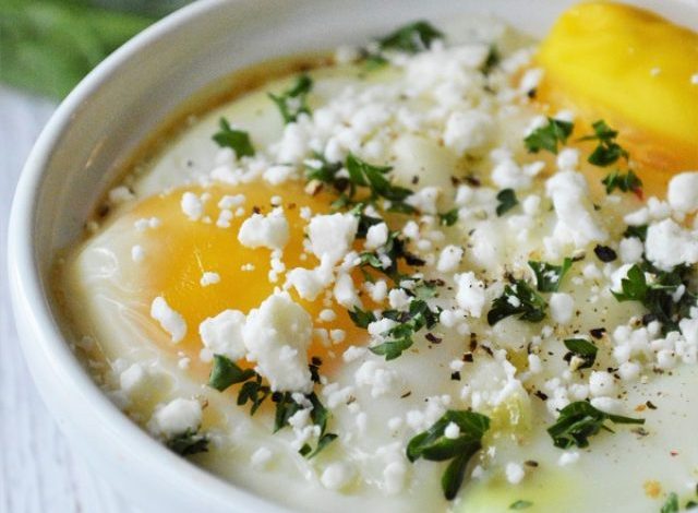A wonderful single serving breakfast, full of delicious Greek flavors we all love!