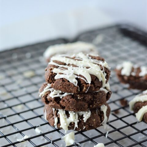 Almond Flour Chocolate Peppermint Cookies