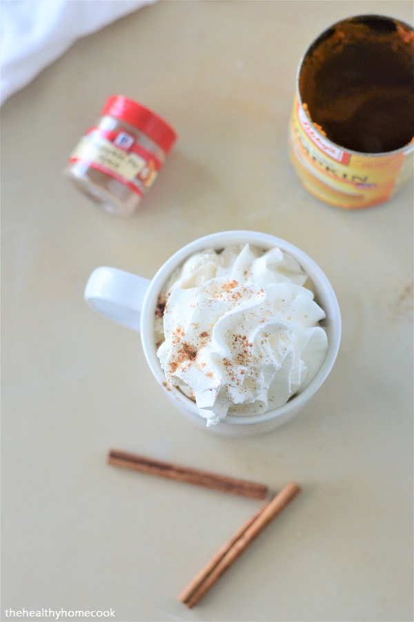 Celebrate fall by making your own Pumpkin Spice Latte at home!