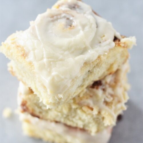 These Homemade Cinnamon Rolls are absolutely AMAZING! Soft, fluffy, stuffed with cinnamon goodness. This is the only recipe you'll ever need.