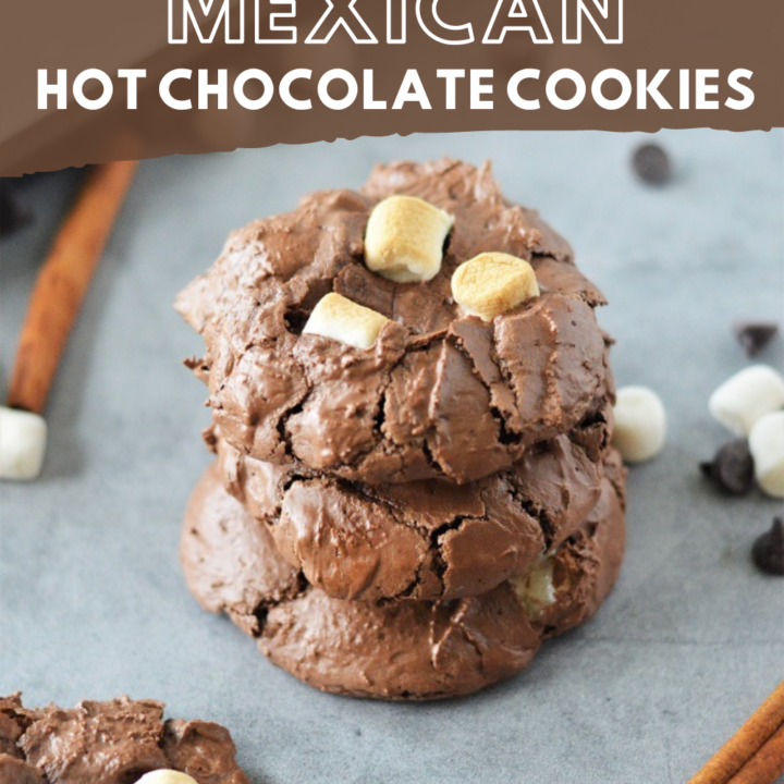 These Flourless Mexican Hot Chocolate Cookies are chewy, fudgy, loaded with marshmallows and a slight hint of spice. Every bite is bursting with flavor.
