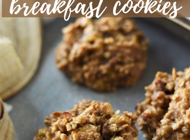 Simple and delicious cookies that are nutritious enough for breakfast or a quick snack.