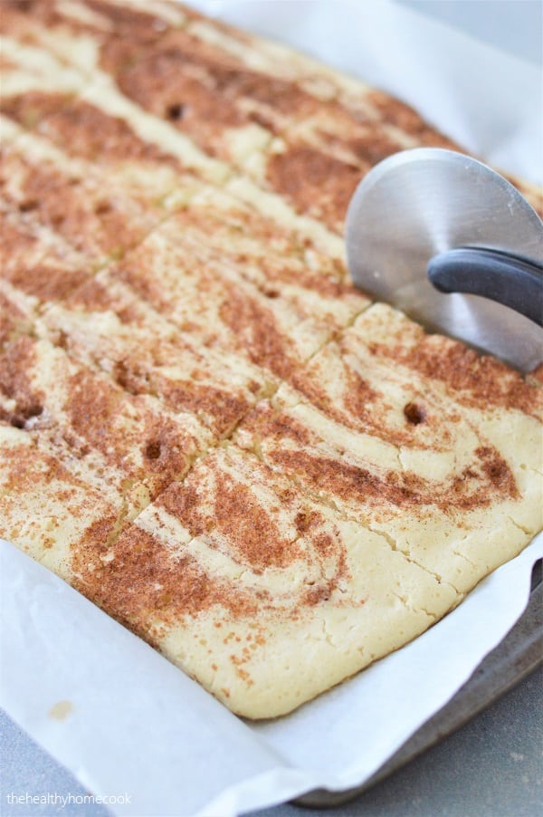 Your favorite morning sweets, cinnamon rolls and pancakes, have come together for the ultimate go-to breakfast: Cinnamon Roll {Sheet Pan} Pancakes!